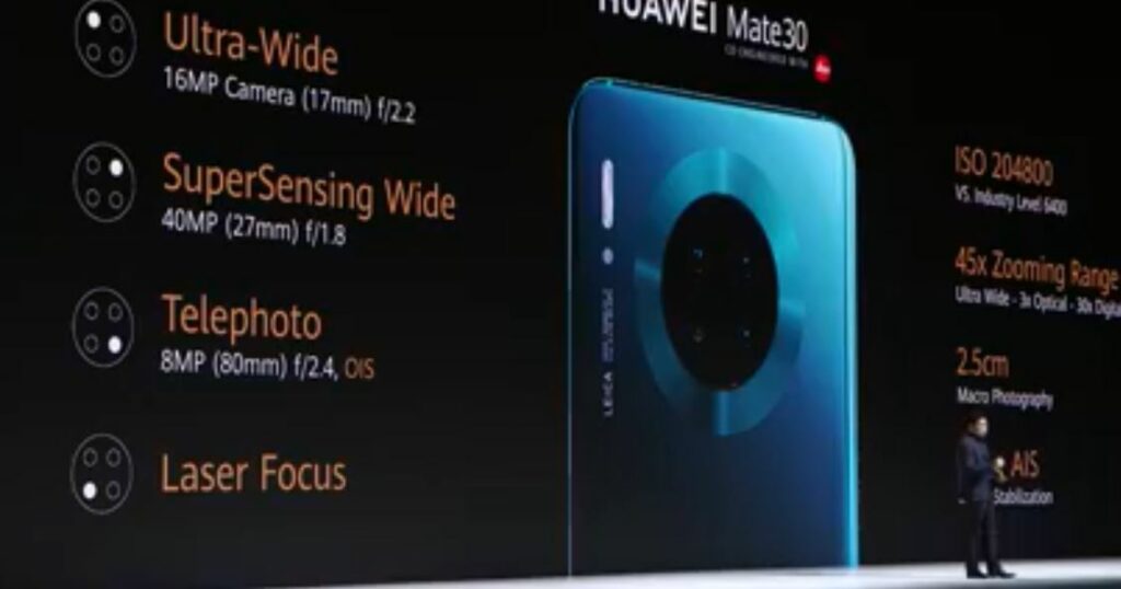 Huawei Mate30 camera array