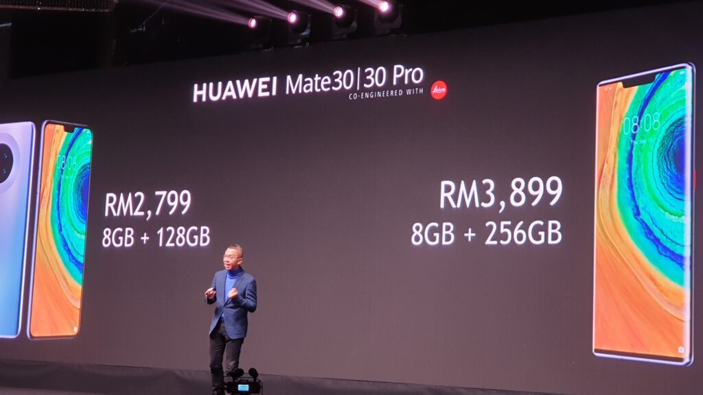Huawei Mate 30 prices