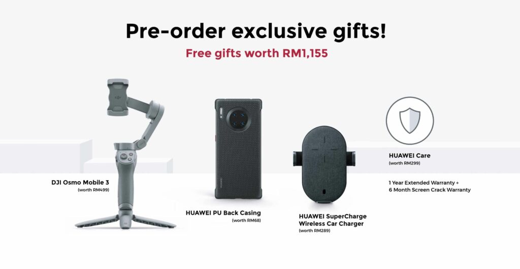 Huawei Mate 30 Pro Free Gifts