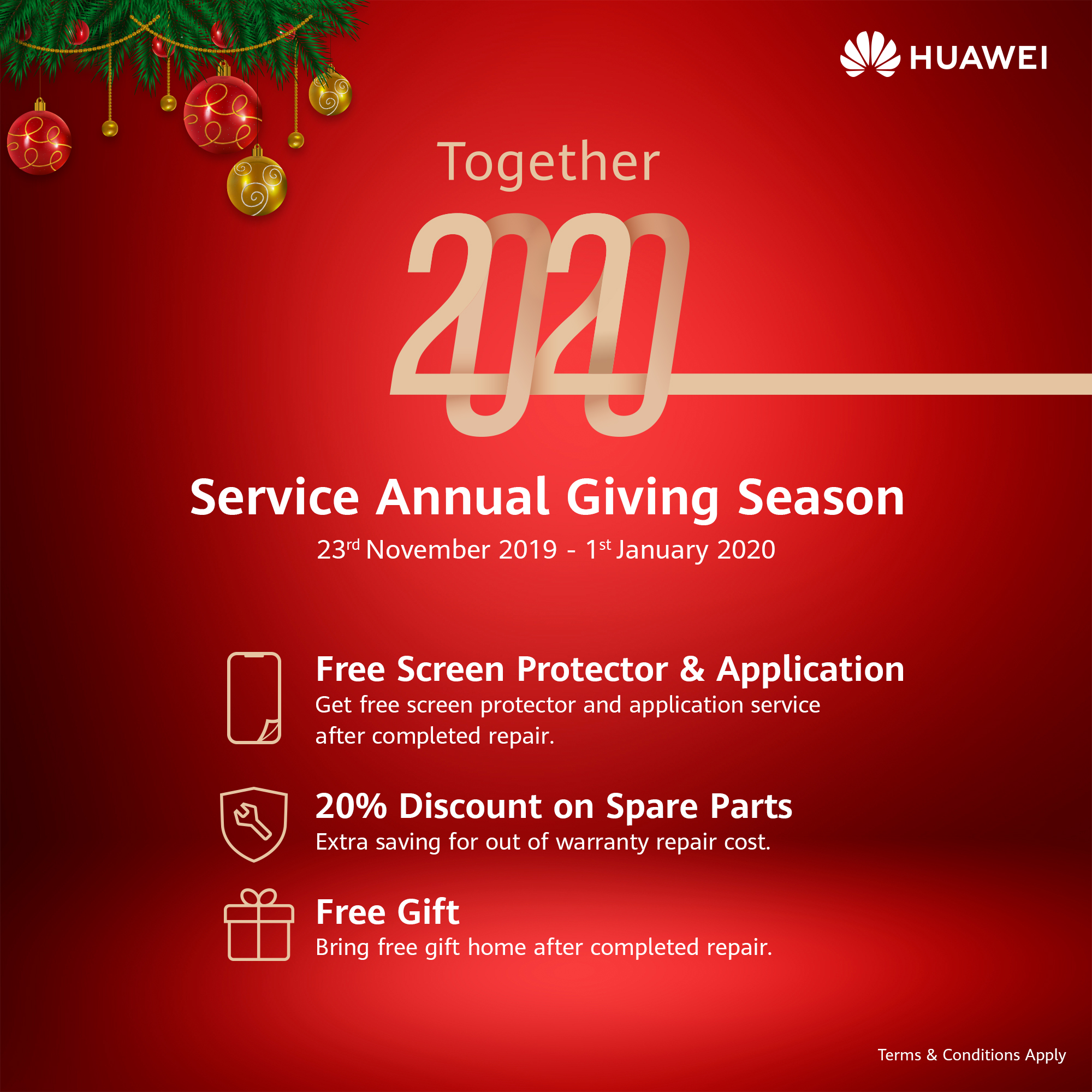 Huawei Service Annual Giving Season