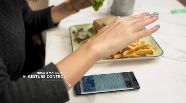 Huawei Smart Life Mate 30 Pro gesture controls