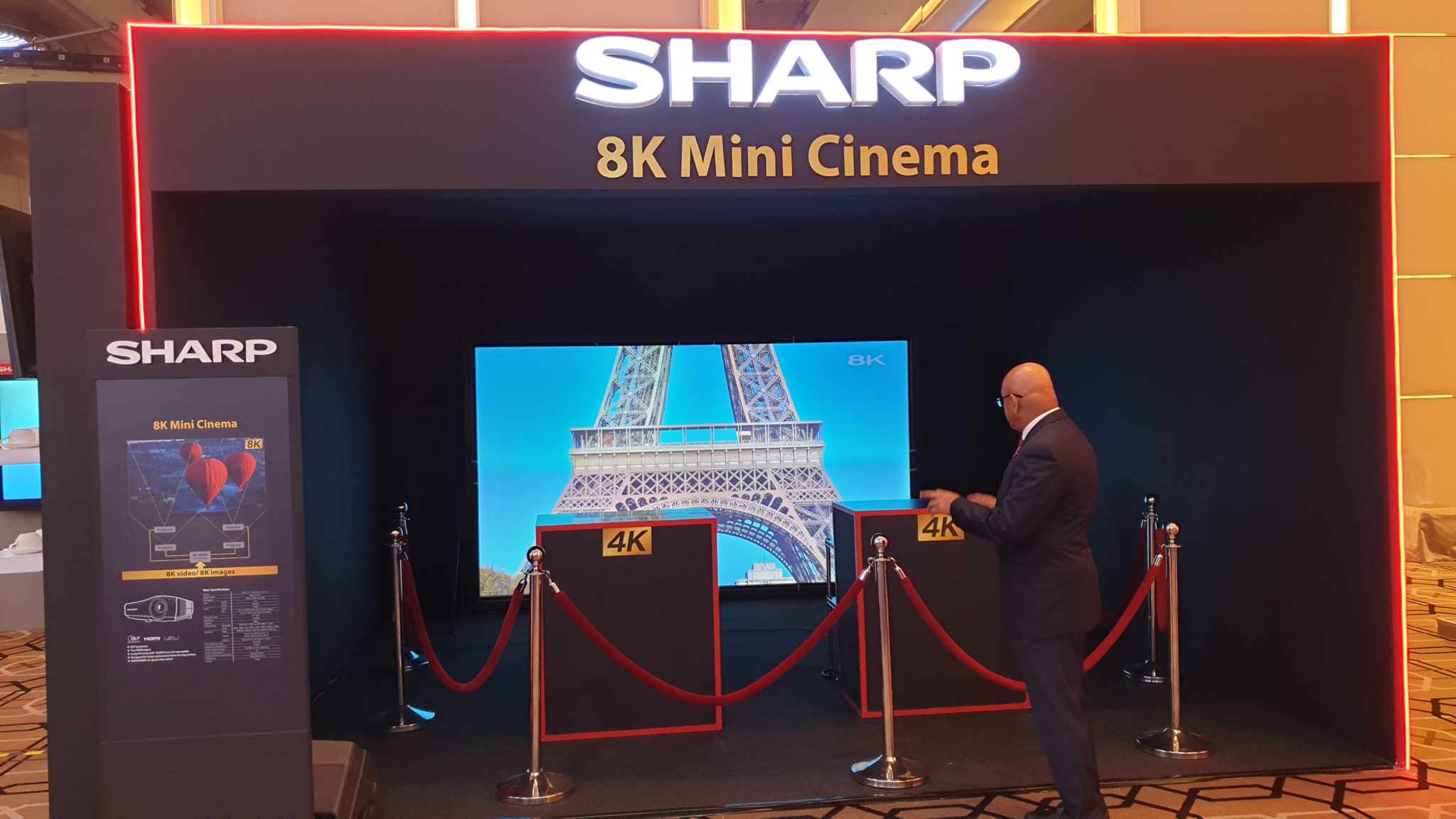 Sharp Smart Connected 2020 Conference 8K mini cinema
