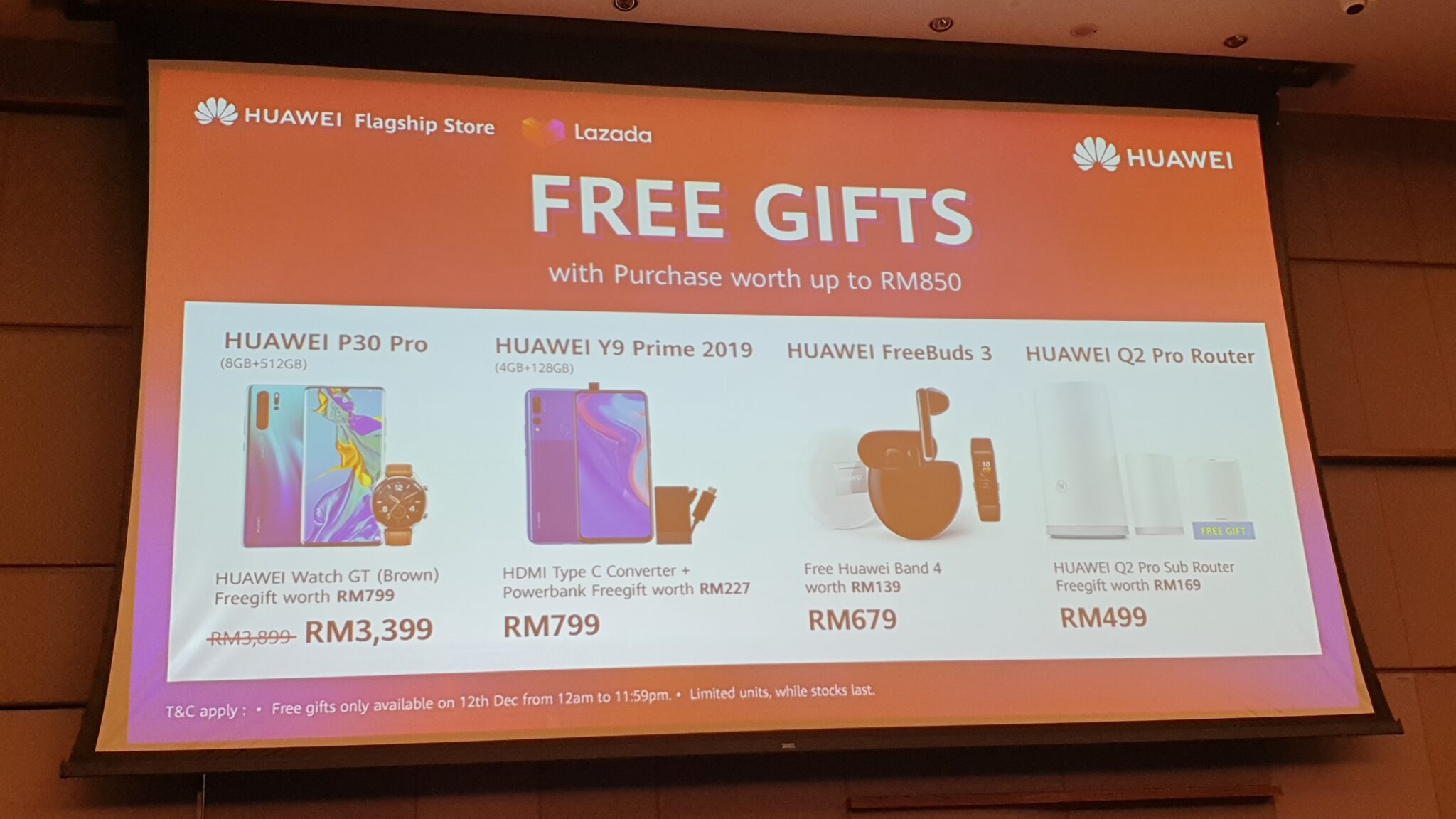Huawei Free Gifts