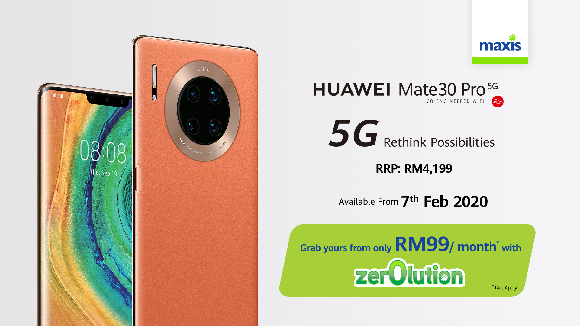 Mate30 Pro 5G Maxis