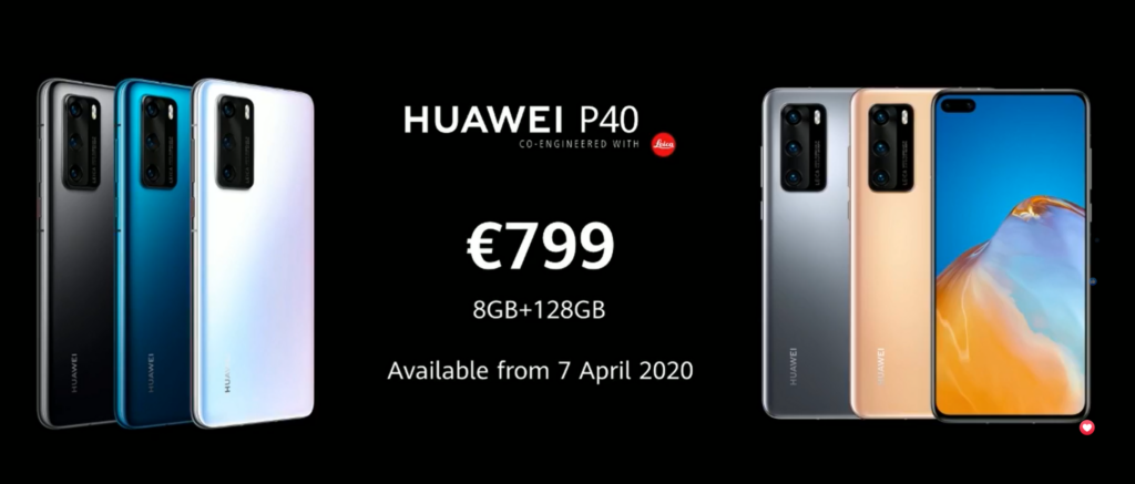 Huawei P40 price
