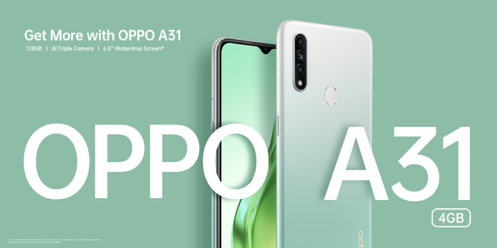 OPPO A31 lands today in Malaysia priced at RM699 7