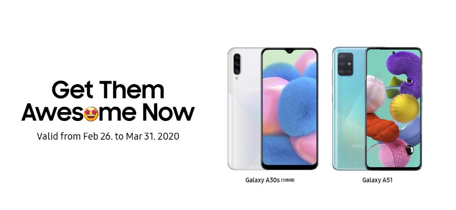 Samsung offers RM100 discount for Galaxy A51 and Galaxy A30s 2