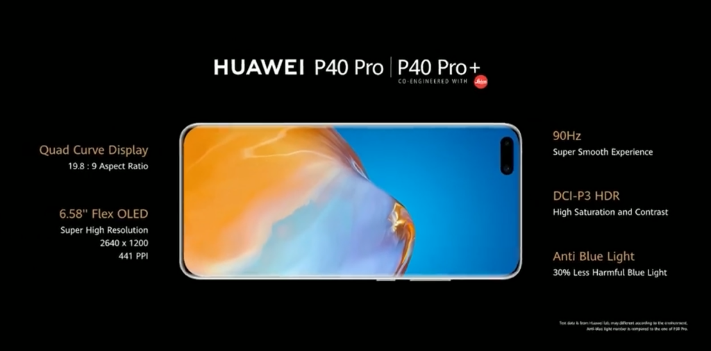 Huawei P40 specs
