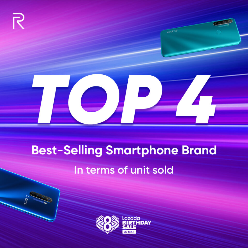 realme wins big with multiple achievements during Lazada 8th birthday sales 1