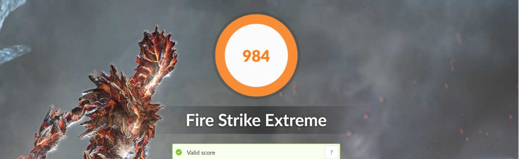 XPS 13 9300 firestrike extreme