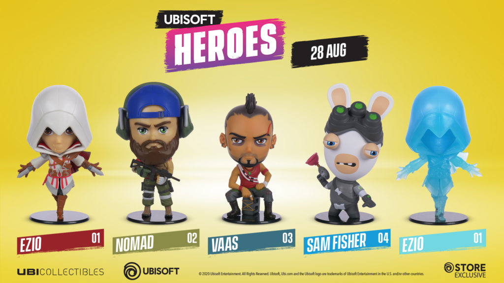 Ubisoft Heroes Series 1 with characters from their greatest games on preorder on Shopee! 5