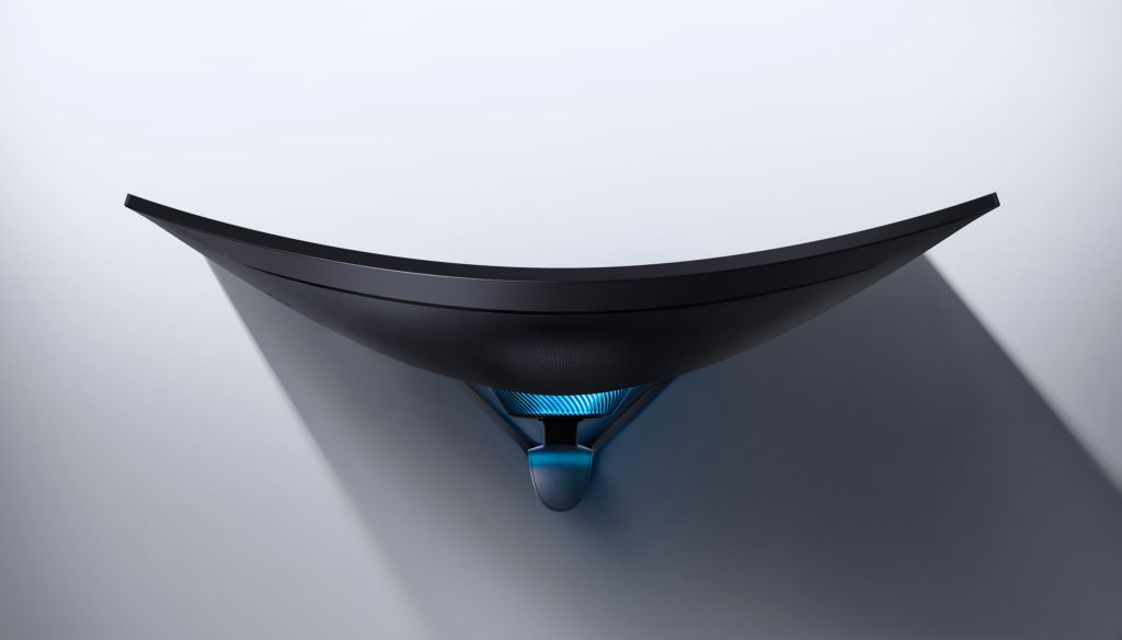 Samsung Odyssey G7 curved top