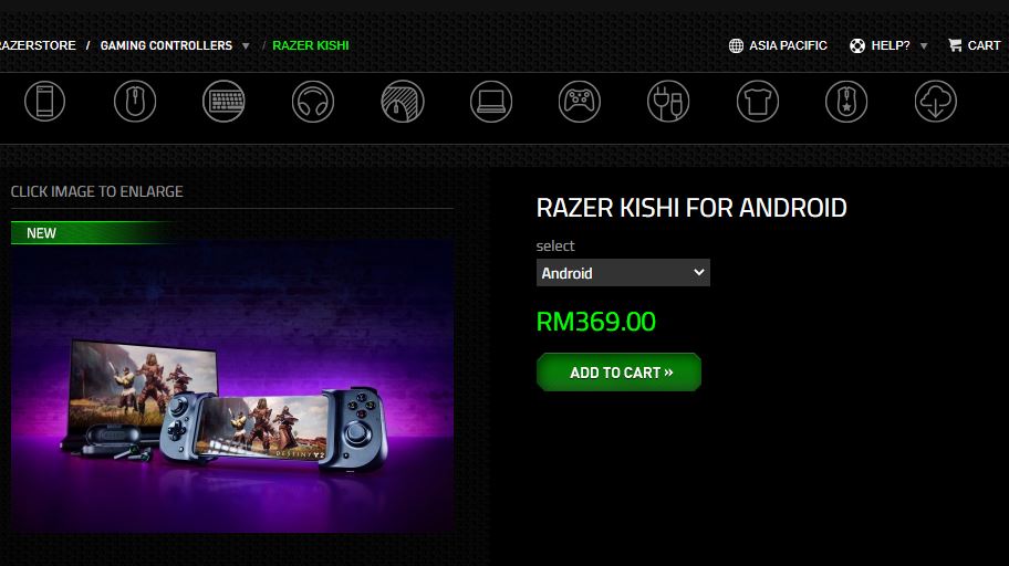 Razer Kishi price