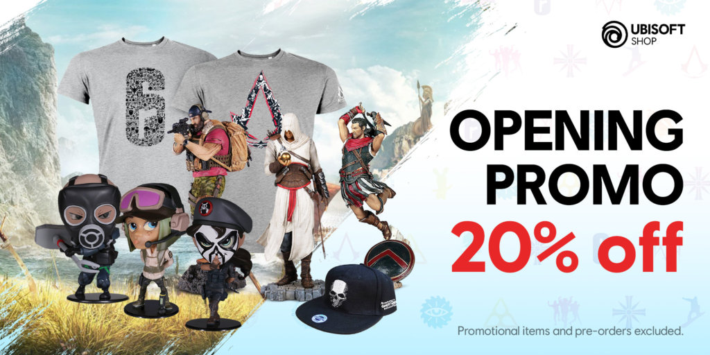 Ubisoft Shopee merch store launches in Malaysia with 20% discounts for a limited time 3