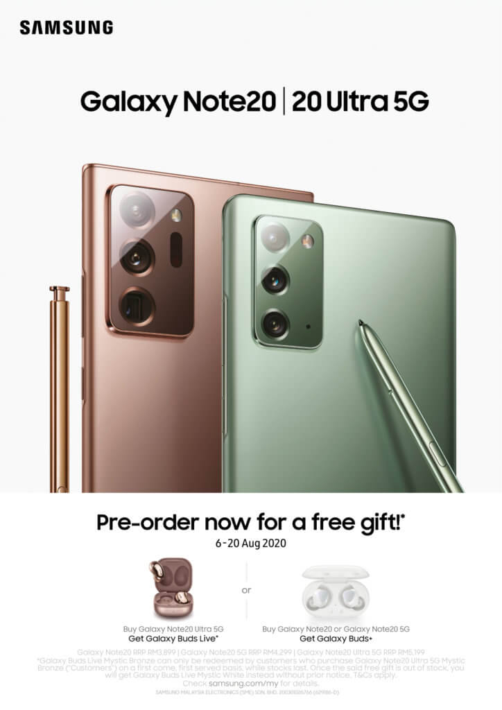 Galaxy Note20 preorders