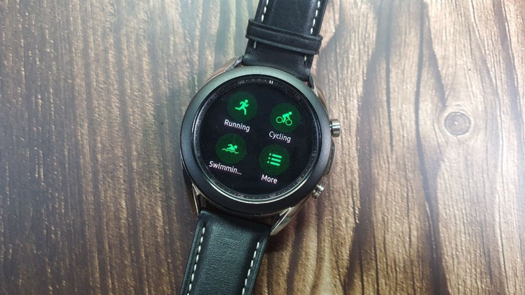 galaxy watch3 front fitness