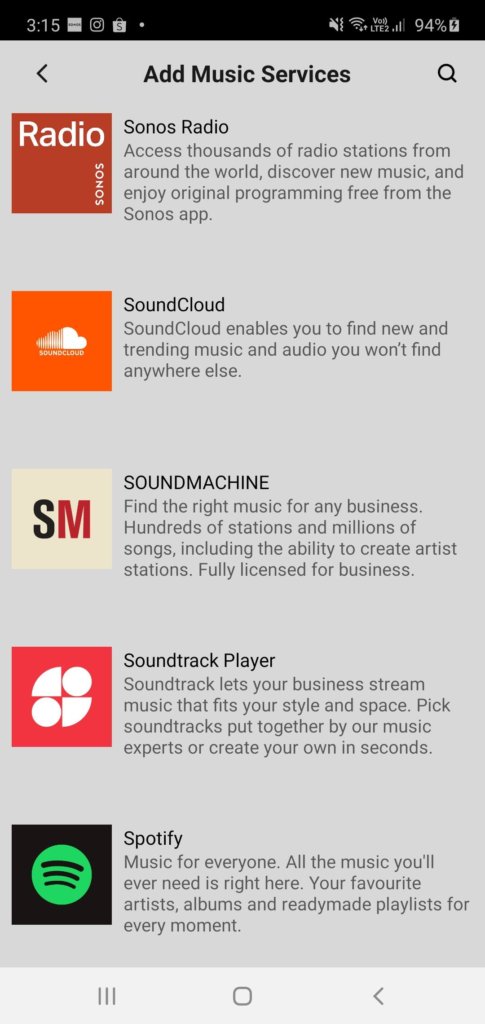 Sonos Arc Soundbar apps compatible 1