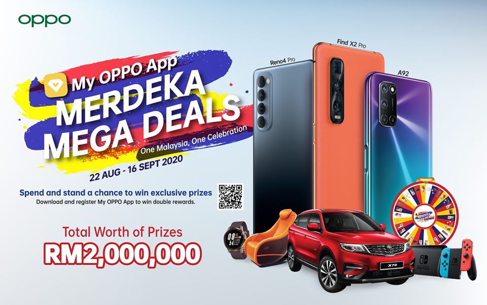 OPPO Merdeka Mega Deals have a sweet Proton X70 SUV up for grabs!  1