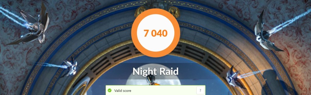 Asus zenbook Ux325 benchmark night raid