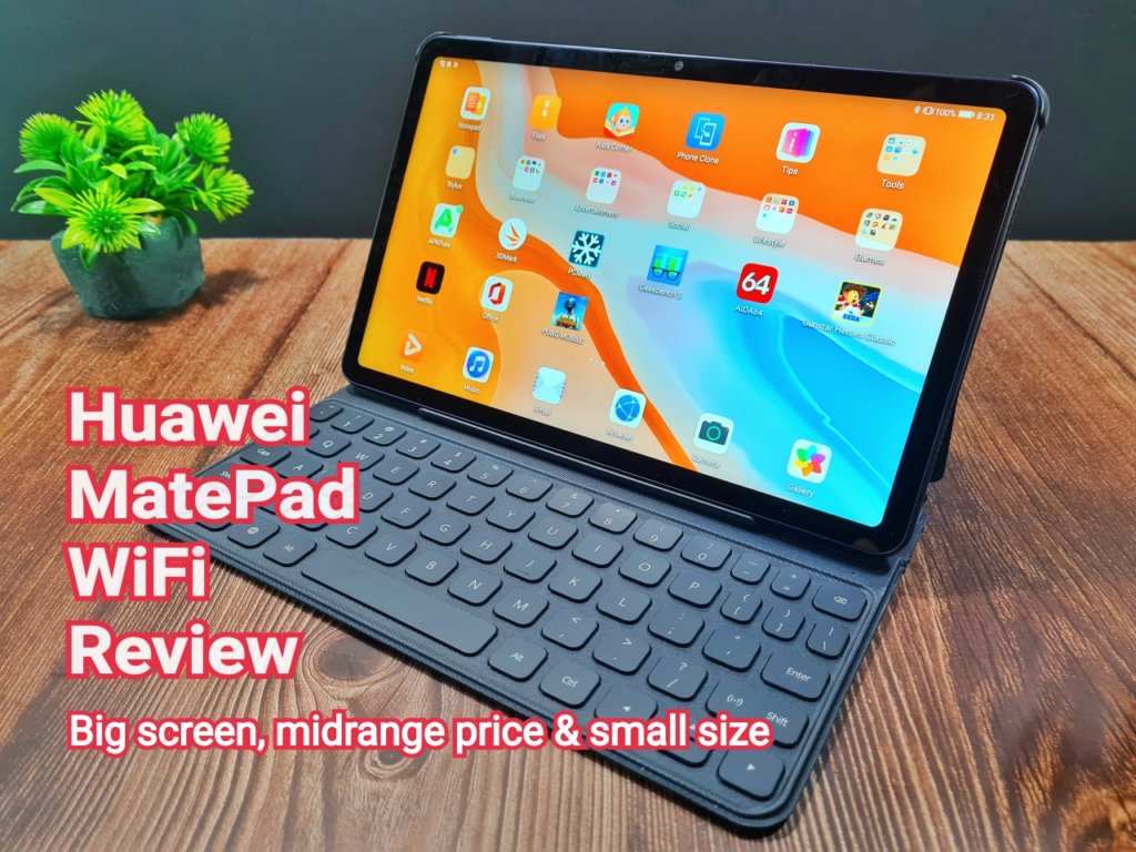 Huawei MatePad WiFi Review - Big 10.4" screen, midrange price and compact size 8