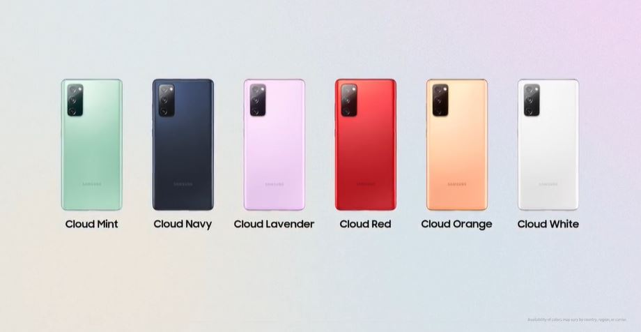 Samsung Galaxy S20 FE 5G colours