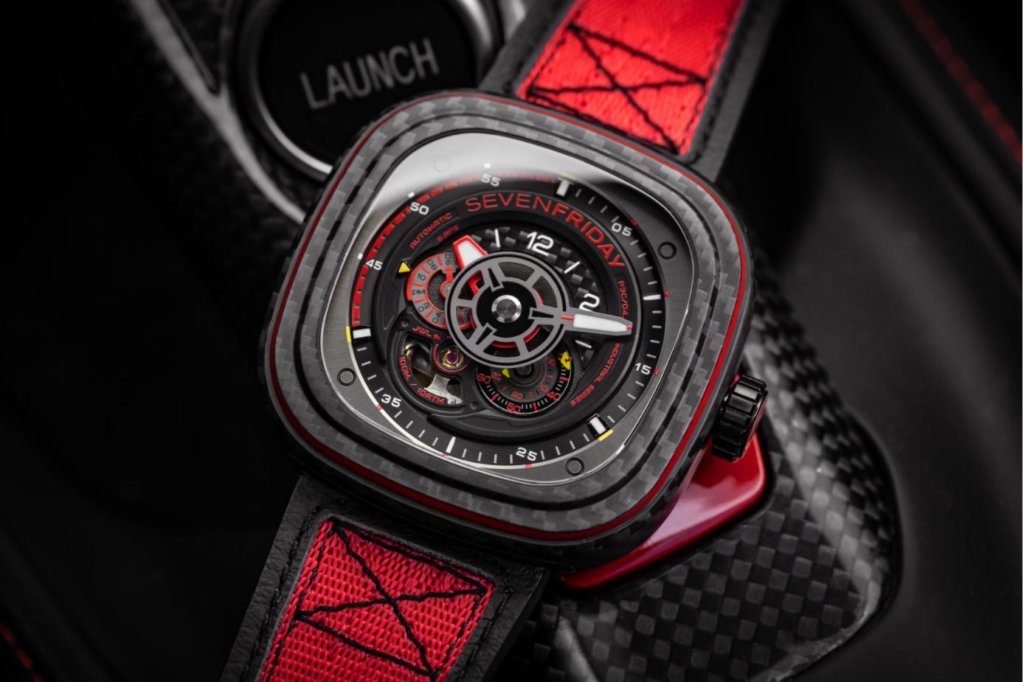 SevenFriday P3C/04 Red Carbon has you seeing red in a good way for RM7,325 8