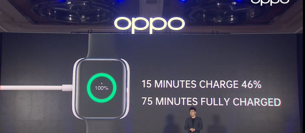 OPPO Watch charging
