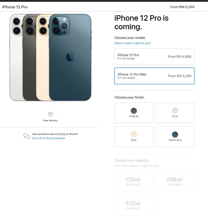 iPhone 12 Pro Max price