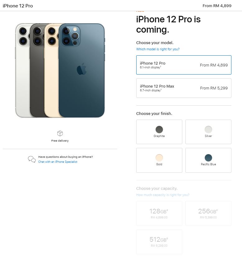 iPhone 12 Pro price