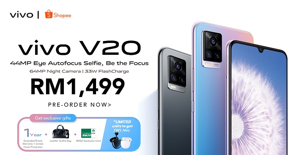 Vivo V20 and V20 Pro shopee