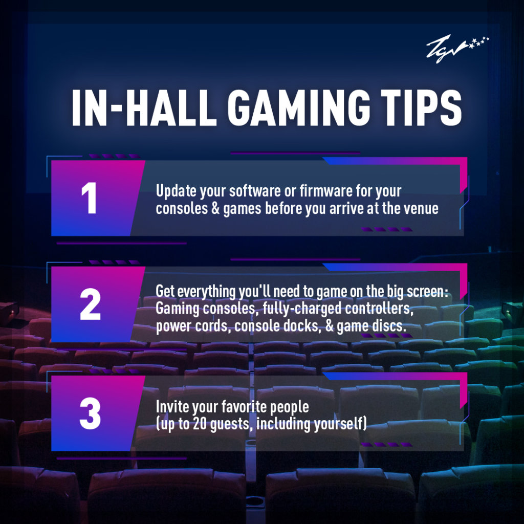 TGV cinemas tips