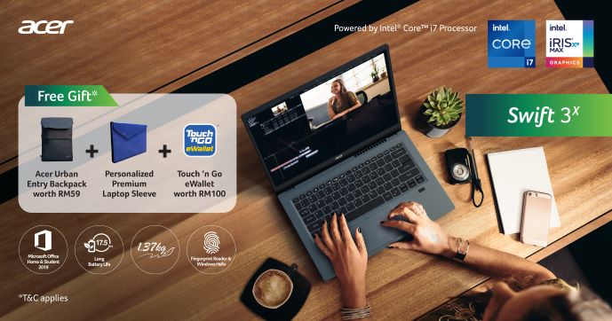 Acer Aspire 5 and Swift 3X laptops with 11th Gen Intel Core CPUs now in Malaysia 3