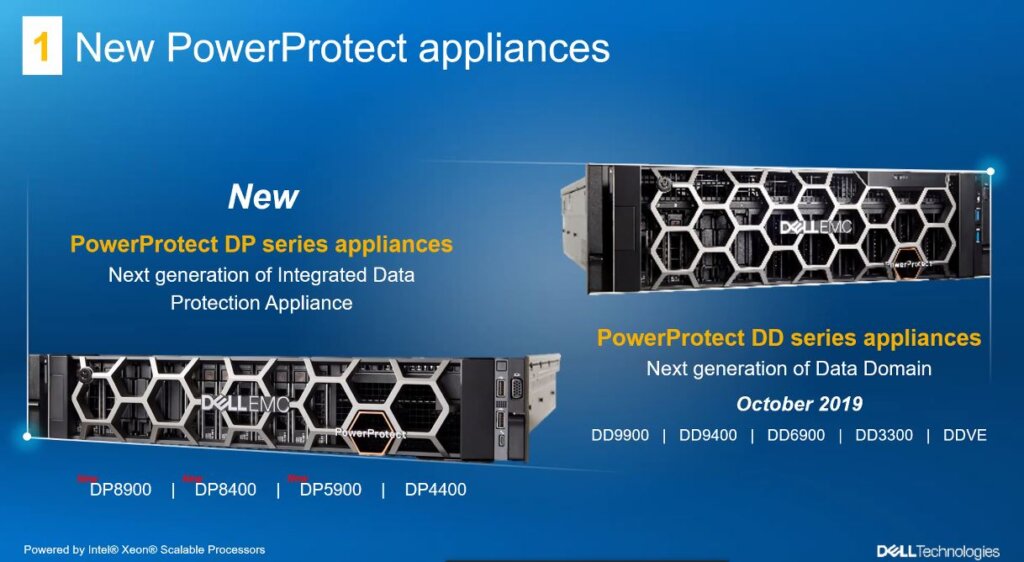 Dell EMC PowerProtect DP Series choices