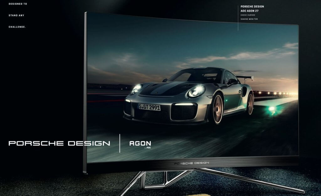 Porsche Design AOC AGON PD27 gaming monitor features sleek design & 240Hz refresh rate 4