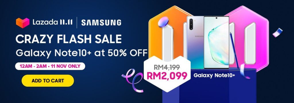 Get the Samsung Galaxy Note10 Plus for 50% off on Lazada 11.11 sales 1