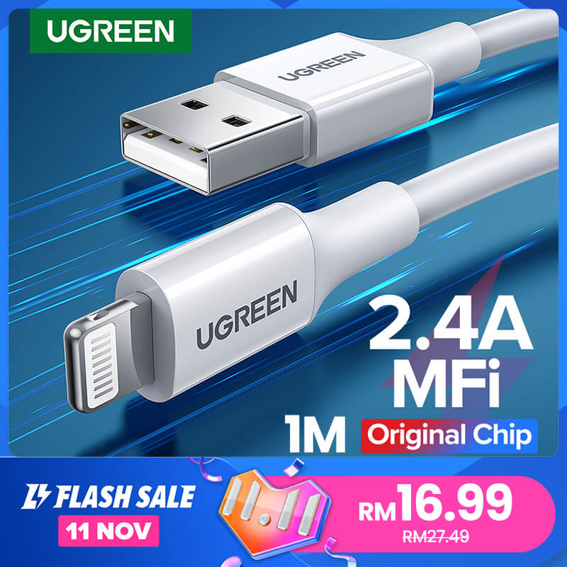 The UGreen 11.11 sale lightning cable