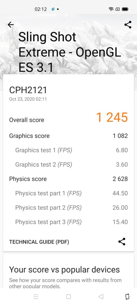 Oppo A93 Review 3dmark
