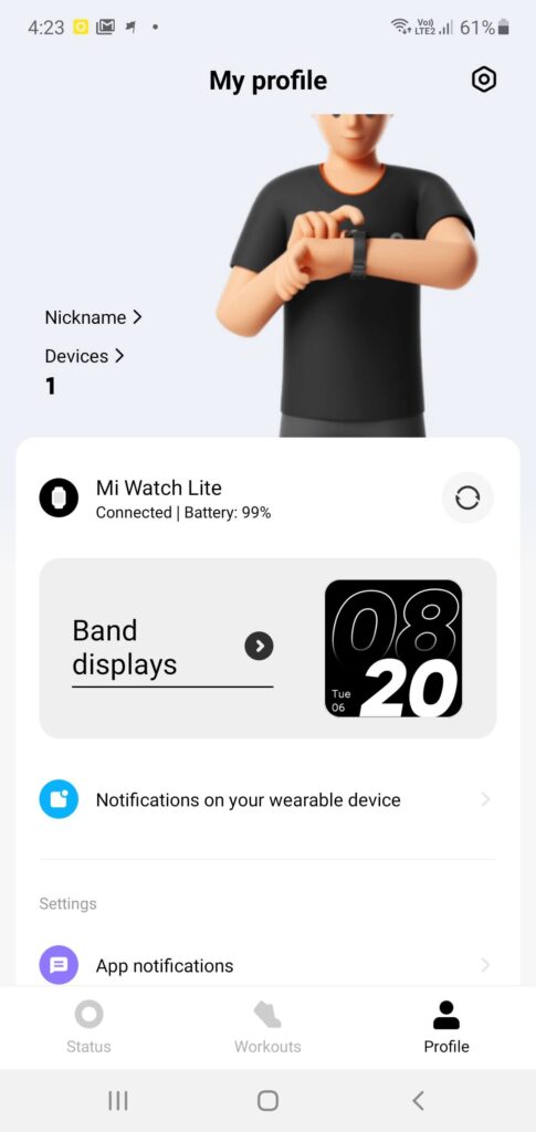 Xiaomi Mi Watch Lite Review setup 2