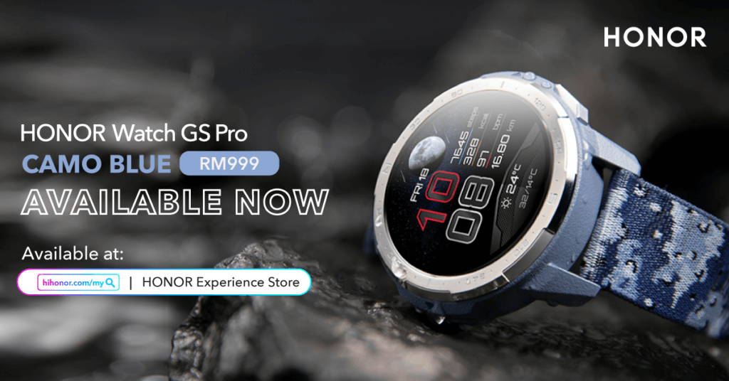 HONOR Watch GS Pro smartwatch in Camo Blue now available for RM999 1