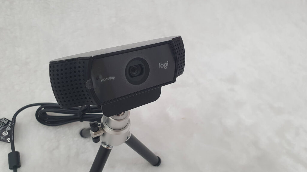 Logitech C922 Pro HD Stream Webcam Review angled