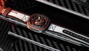 Stylish SevenFriday P3C/09 Orange Carbon now available at Red Army Watches 5