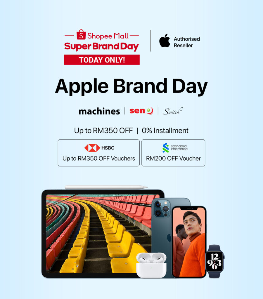 Shopee 4.4 Mega Electronics Sale apple