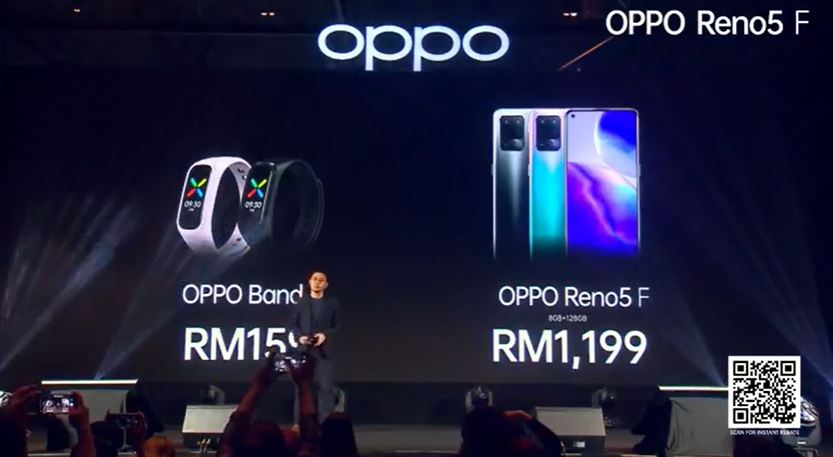 OPPO Reno5 F price and oppo band