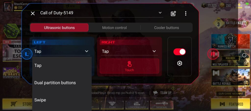 ROG Phone 5 Review Ultrasonic trigger customisation