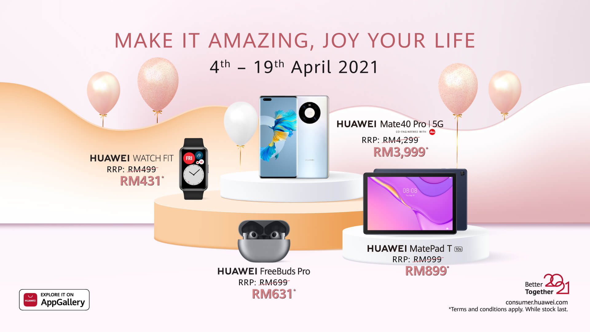 Huawei Make it Amazing list