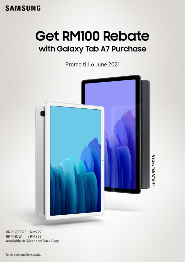 Galaxy Tab A7 WiFi cover promo