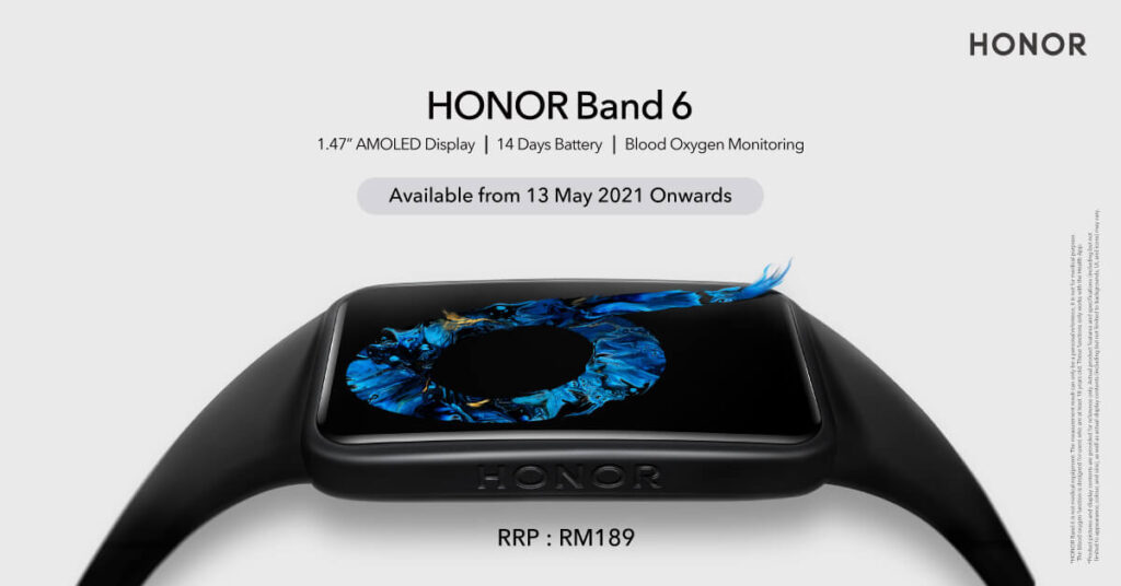 HONOR Band 6 details