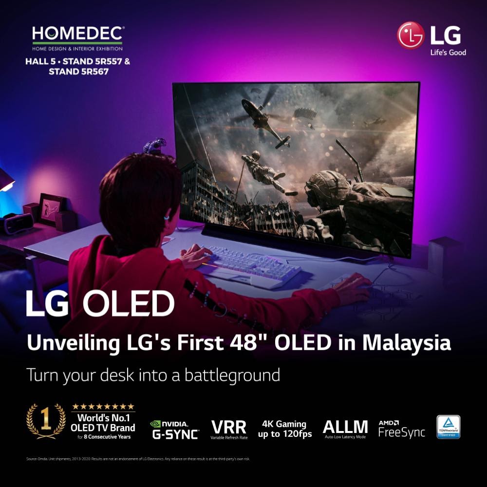 LG debuts their first 48-inch LG OLED C1 TV in Malaysia 1
