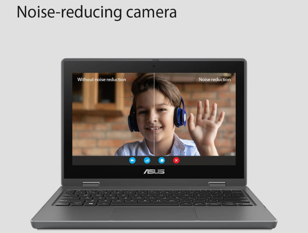 ASUS BR1100F student laptop noise reduction camera
