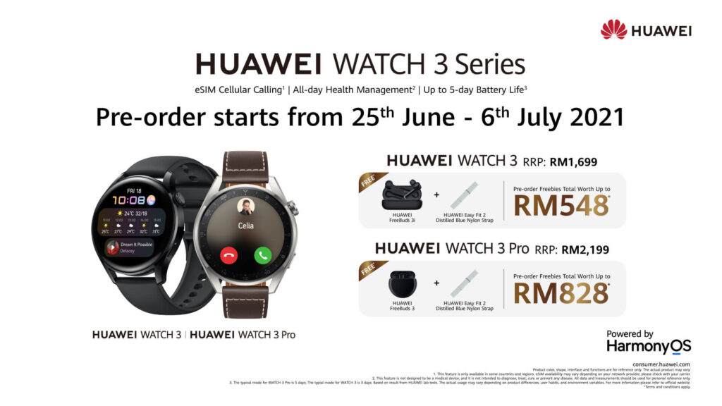 huawei watch 3 preorder malaysia